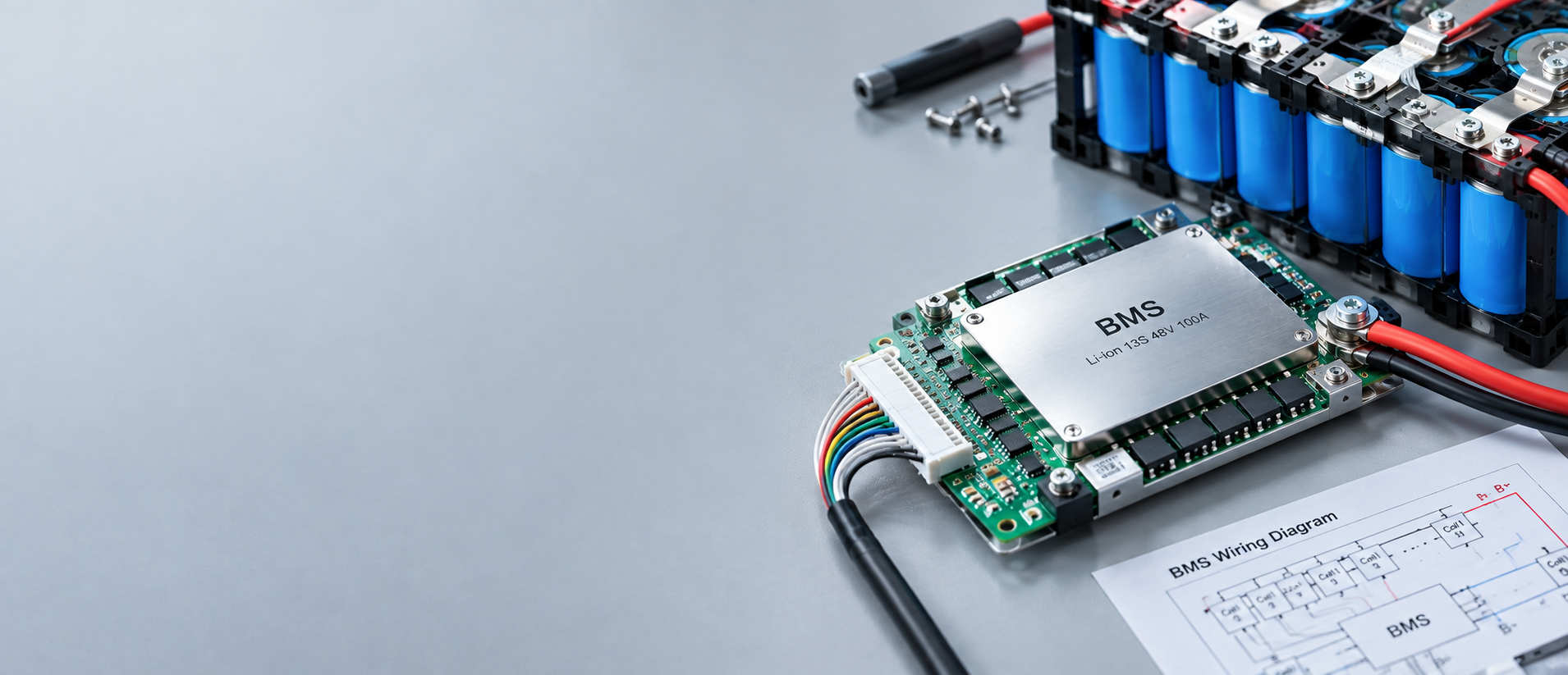 Mạch BMS chuẩn dònglắp pack an toàn