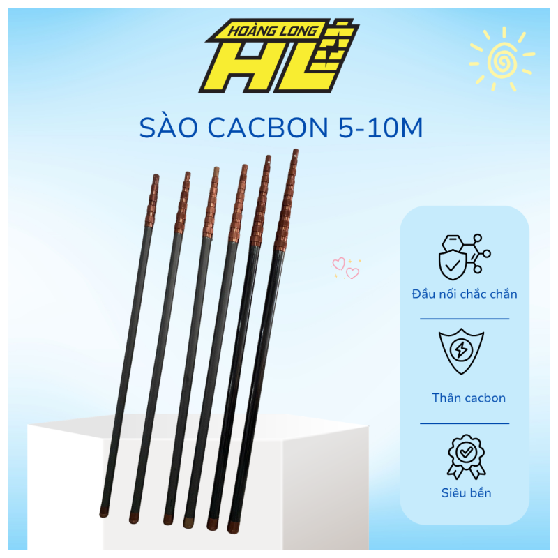 Sào Carbon (5-10m): Sự Lựa Chọn Đa Năng Cho Nhiều Mục Đích Sử Dụng
