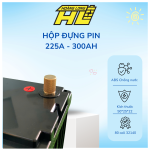 Hộp Đựng Pin 225A - 300Ah ABS Chống Nước ( 50*25*22) – Chưa Kèm Đồng Hồ