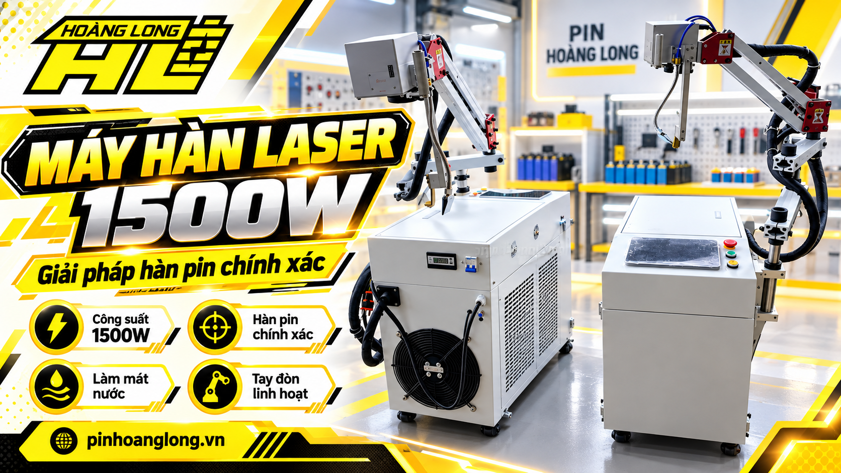 Máy Hàn Laser 1500W – Giải Pháp Hàn Pin