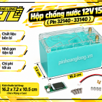 Hộp 15Ah Chống Nước Mẫu Mới 100% – Bền Chắc, Kín Nước, Dễ Dùng