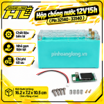 Hộp 15Ah Chống Nước Mẫu Mới 100% – Bền Chắc, Kín Nước, Dễ Dùng