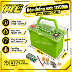 Hộp Pin lithium 30Ah Chống Nước Tuyệt Đối - Nhỏ Gọn Và Tiện Lợi