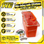 Hộp Pin Chống Nước Tuyệt Đối 30ah - 45ah Đầy Đủ Phụ Kiện