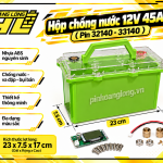 Hộp Pin Chống Nước Tuyệt Đối 30ah - 45ah Đầy Đủ Phụ Kiện