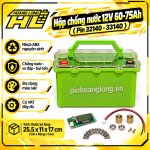 Hộp Pin Chống Nước Tuyệt Đối 60Ah - 75Ah - Đầy Đủ Phụ Kiện