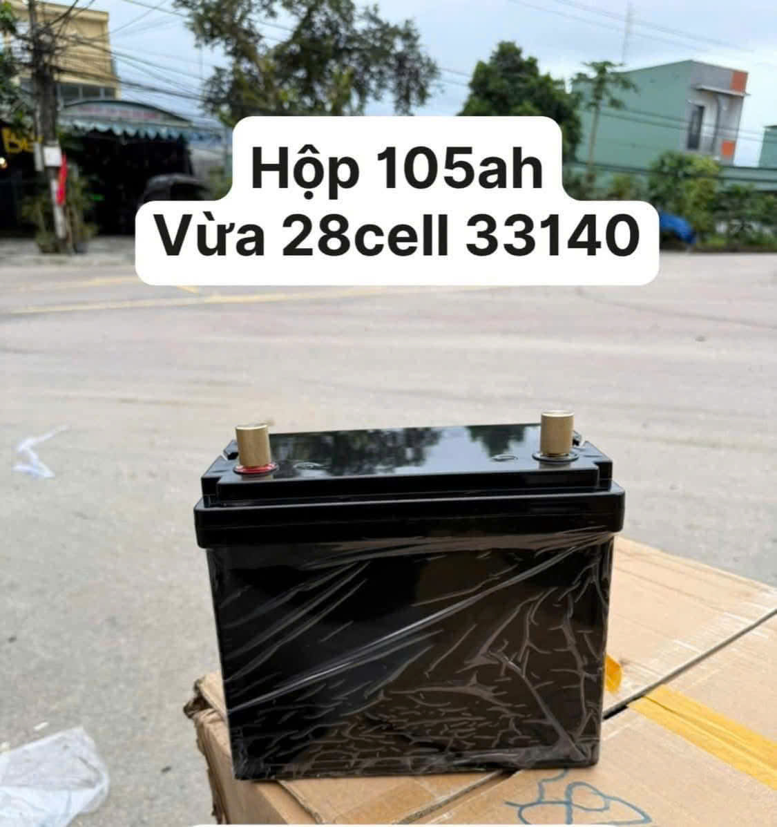 Hộp Đựng Pin 90A - 105Ah  ABS Chống Nước ( 26*17*21)  – Chưa Kèm Đồng Hồ