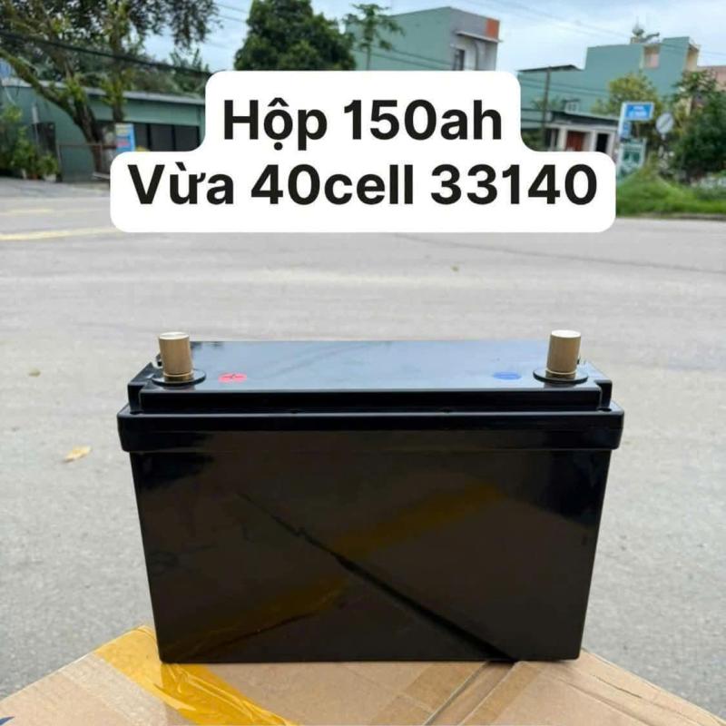 Hộp Đựng Pin 120A - 150Ah  ABS Chống Nước ( 33*17*21 ) – Chưa Kèm Đồng Hồ