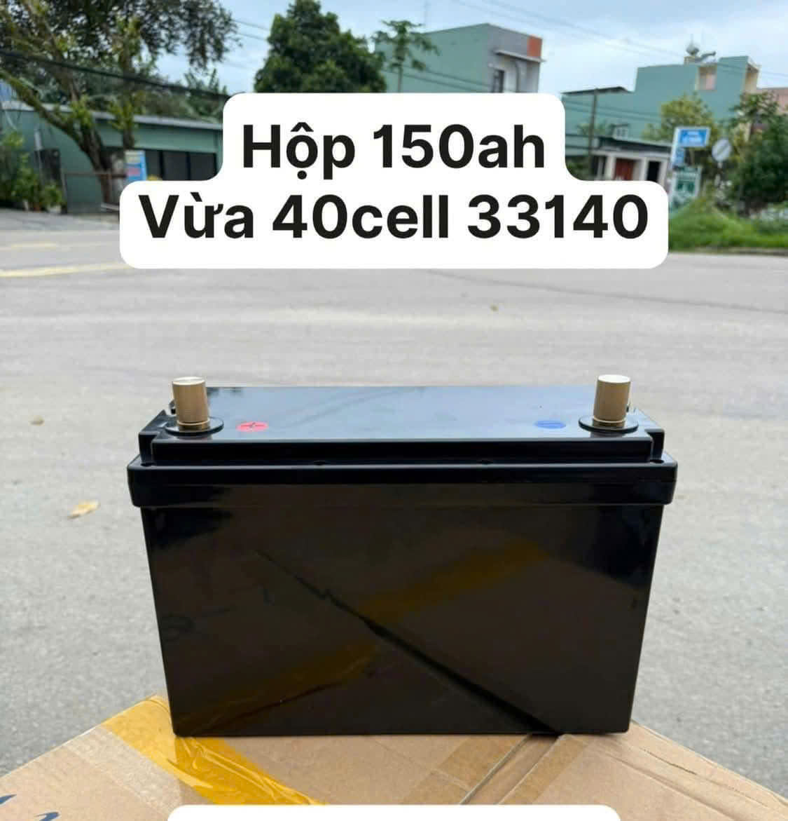 Hộp Đựng Pin 120A - 150Ah  ABS Chống Nước ( 33*17*21 ) – Chưa Kèm Đồng Hồ