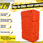 Hộp Pin Xe Điện 16S1P (48V15Ah) – Vỏ Nhựa ABS Chống Nước