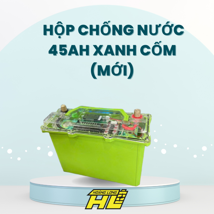 Hộp Chống Nước Tuyệt Đối 45Ah – Mẫu Màu Mới Nhất, Bảo Vệ Pin An Toàn
