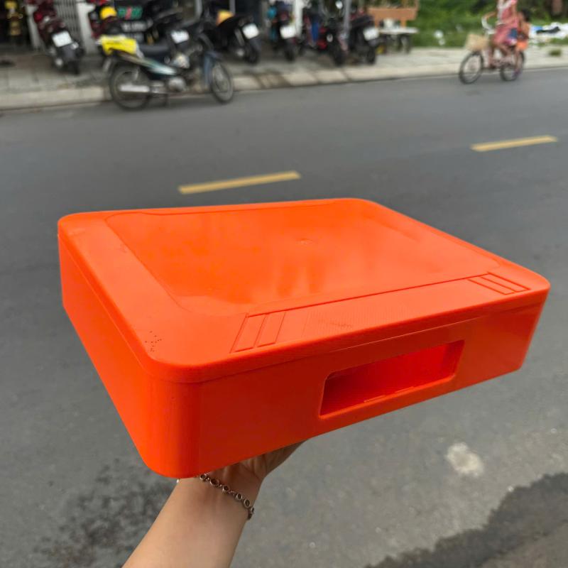 Hộp Dẹp Có LED Báo Dung Lượng  Vỏ  DIY Chất Lượng Cao