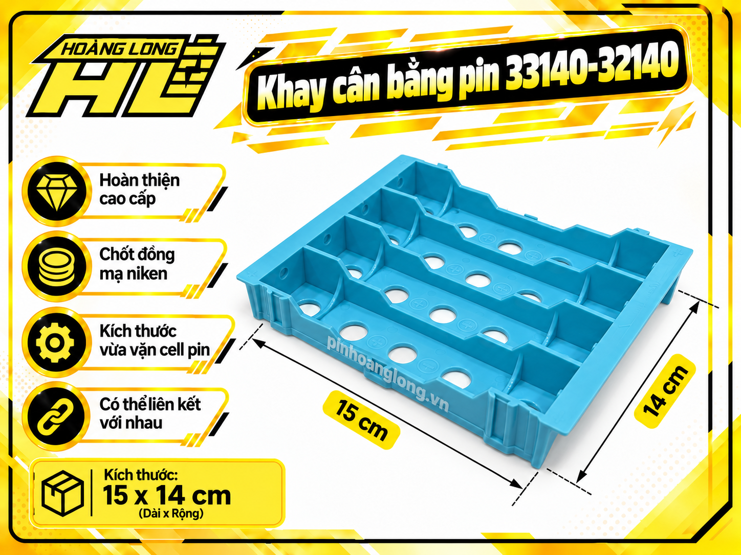 Khay Cân Bằng Pin 32140 - 33140: Sự Lựa Chọn Giúp Cho Pin Được Tăng Tuổi Thọ Hơn