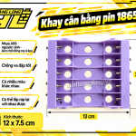 Khay cân bằng pin 18650  siêu bền -  6 cell