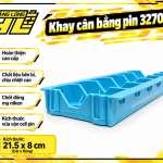 Khay Cân Bằng Pin 32700 Siêu Bền – Mẫu Mới 2025 | Nhựa ABS Cứng, Có Chốt Đồng Mạ Niken