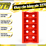 Khay Cân Bằng Pin 32700 Siêu Bền – Mẫu Mới 2025 | Nhựa ABS Cứng, Có Chốt Đồng Mạ Niken