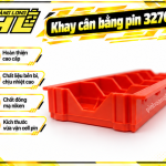 Khay Cân Bằng Pin 32700 Siêu Bền – Mẫu Mới 2025 | Nhựa ABS Cứng, Có Chốt Đồng Mạ Niken