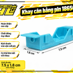 Khay đơn cân bằng pin 18650
