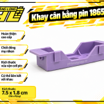 Khay đơn cân bằng pin 18650