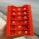 Khay cân bằng pin 18650 màu đen siêu bền -  6 cell