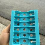 Khay cân bằng pin 18650 màu đen siêu bền -  6 cell