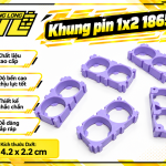 Khung Pin 18650 Loại 1×2 – Khung Nhựa Cố Định Cell Pin Lithium