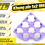 Khung Pin 18650 Loại 1×2 – Khung Nhựa Cố Định Cell Pin Lithium