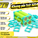 Khung Pin 32140 1x2 – Giá Đỡ Cell Pin Chắc Chắn, Dễ Lắp Ráp