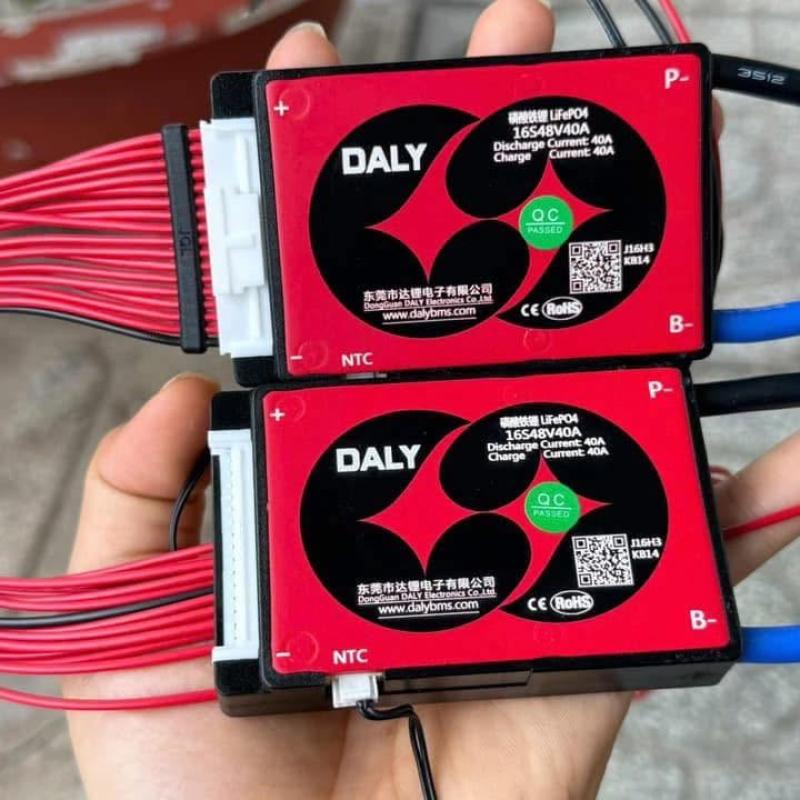 Mạch BMS DALY 16S 40A – Mạch Bảo Vệ Pin LiFePO4 48V