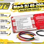 Mạch DJ 4S 200A – Mạch BMS Bảo Vệ Pin Lithium Dòng Xả Lớn