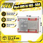Mạch BMS 16S 50A – BMS-DJ 6S-16S 3.2V, Bảo Vệ Pin Lithium LiFePO4