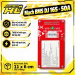 Mạch BMS 16S 50A – BMS-DJ 6S-16S 3.2V, Bảo Vệ Pin Lithium LiFePO4