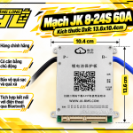 Mạch JK BMS 8S–24S 60A Cân Bằng Chủ Động 0.6A – Bluetooth Thông Minh