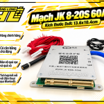 Mạch JK BMS 8S–20S 60A Cân Bằng Chủ Động 0.6A – Bluetooth Thông Minh
