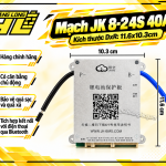 Mạch JK BMS 8S–24S 40A Cân Bằng Chủ Động 0.4A – Bluetooth Thông Minh