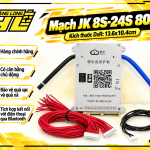 Mạch JK BMS 8S–24S 80A Cân Bằng Chủ Động 0.6A – Bluetooth Thông Minh