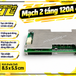 Mạch BMS 2 Tầng 120a Sạc Sả Chung Cổng (3s/4s)