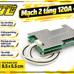 Mạch BMS 2 Tầng 120a Sạc Sả Chung Cổng (3s/4s)