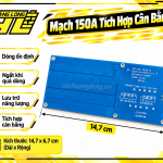 Mạch BMS 4s tích hợp 16fet lớn và Cân Bằng 5.5A (Có Tản Nhôm)
