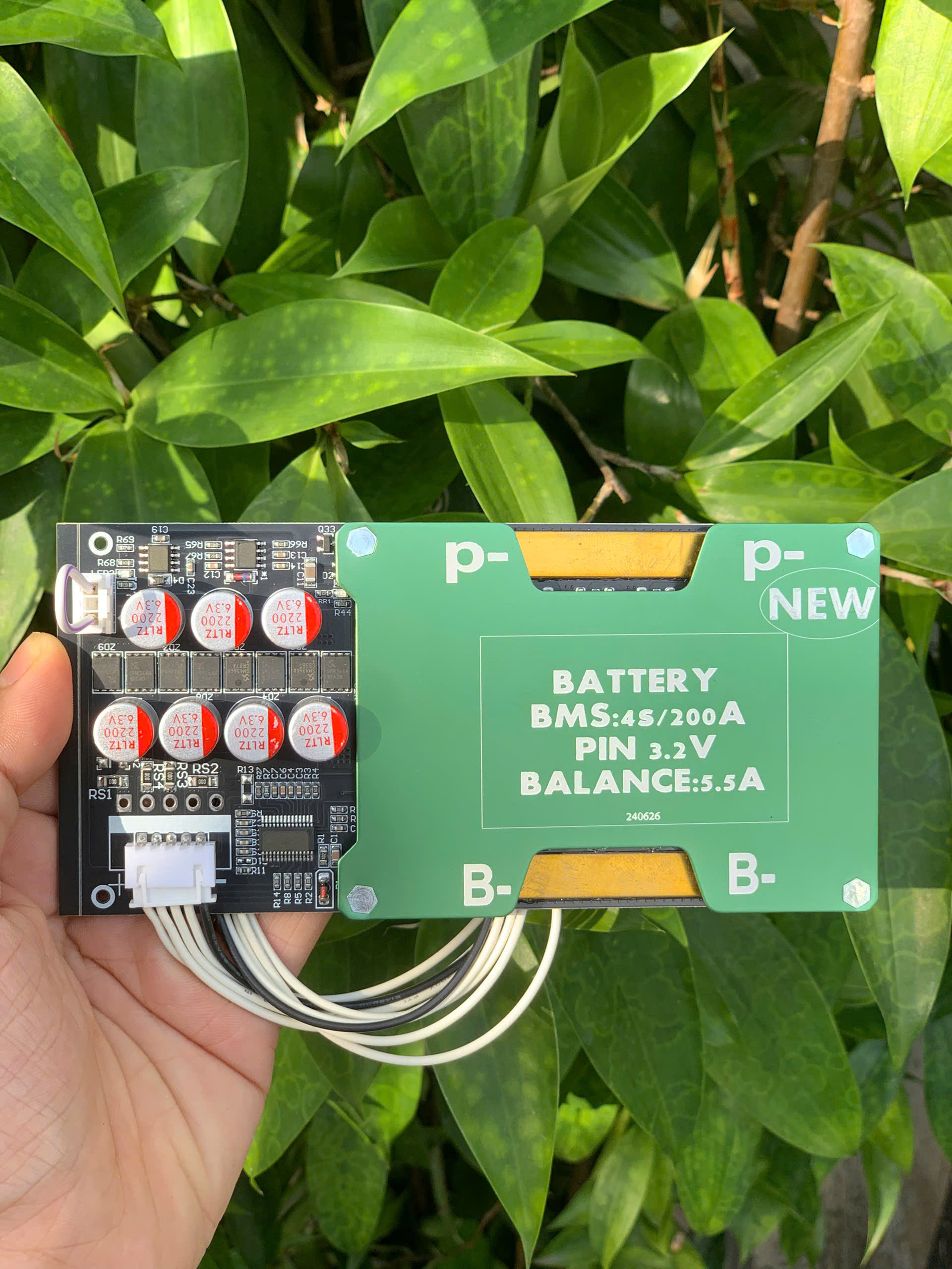 Mạch BMS 200A Chống Chập – Tích Hợp Cân Bằng Chủ Động Thế Hệ Mới