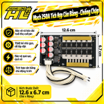 Mạch 250A 12Fet 9 Chân Tích Hợp Cân Bằng 5A ( Chống Chập Tải Cao )