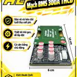 Mạch BMS 300A Bảo Vệ Pin Hệ 4S THCB Chủ Động 6A 16FET 9 Chân