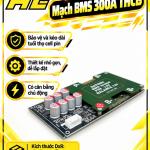 Mạch BMS 300A Bảo Vệ Pin Hệ 4S THCB Chủ Động 6A 16FET 9 Chân
