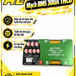 Mạch BMS 300A Bảo Vệ Pin Hệ 4S THCB Chủ Động 6A 16FET 9 Chân