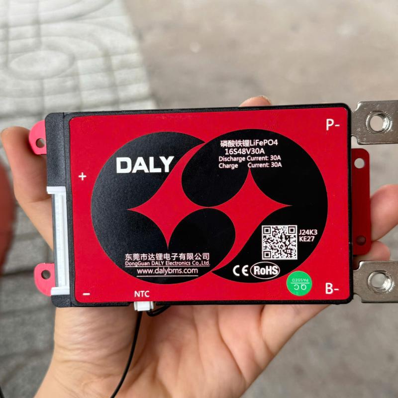 Mạch Bảo Vệ BMS 48V 16S 30A Cho 3.2V Có Dây Cảm Biến Nhiệt -  Chính Hãng DALY (Sạc Xả Chung)