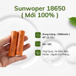 Màu Cam 18650 SunPower  ( Mới 100% -  Xả 10C  )