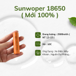 Màu Cam 18650 SunPower  ( Mới 100% -  Xả 10C  )
