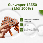 Màu Cam 18650 SunPower  ( Mới 100% -  Xả 10C  )