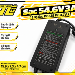 Sạc 54.6V 3A – Bộ Sạc Pin Li-ion 13S (Pin 3.7V)