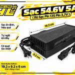 Sạc 54.6V 5A – Bộ Sạc Pin Lithium-ion 13S (Pin 3.7V)